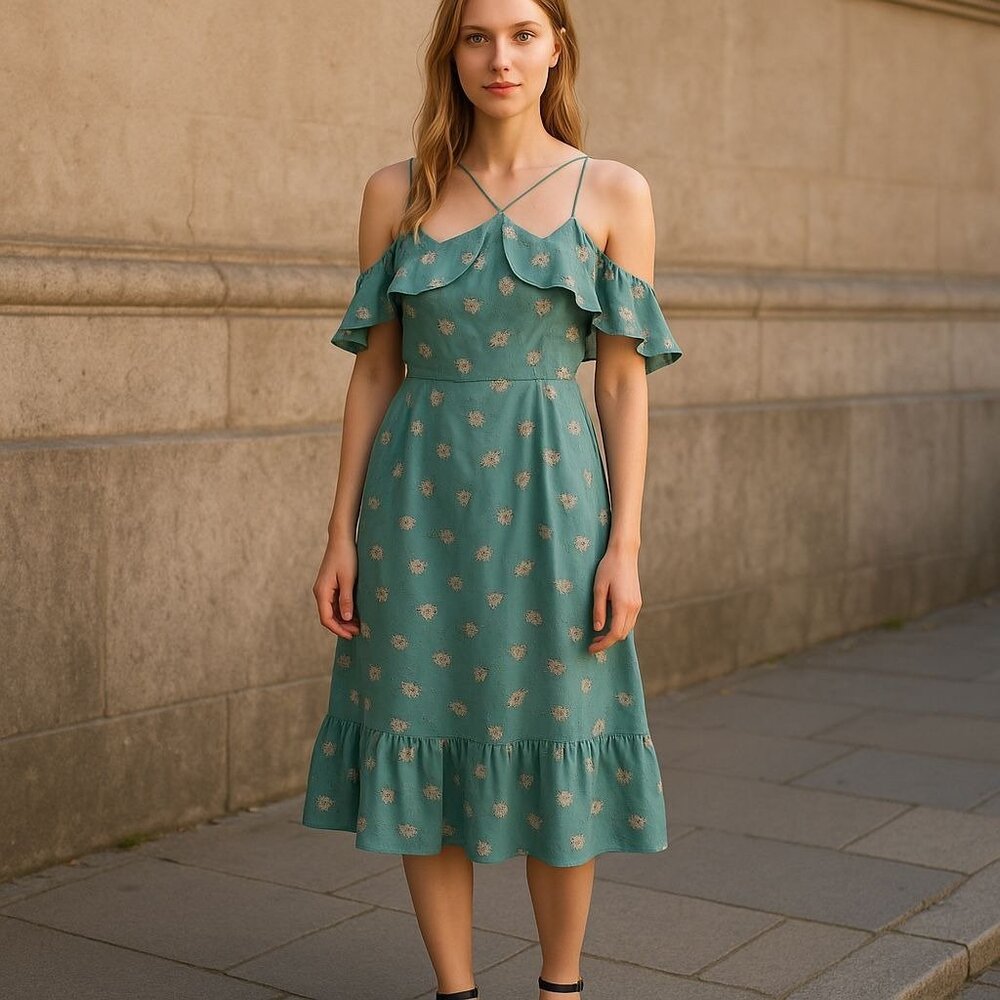 LUMIERE Women Floral Dress MEDIUM